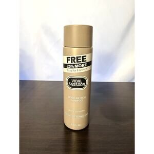 Vintage 1984 Vidal Sassoon Bottle Full Moisture Rich Shampoo 9.6oz NOS Prop